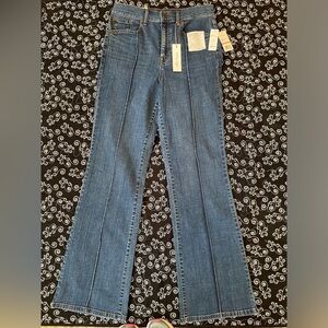 New Tags Anthropologie Ella Moss High Waist Trouser Jeans Size 28